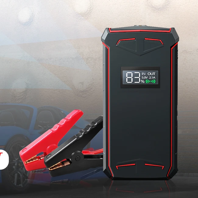 Автомобильный стартер Power Bank 8000mA 600A выход 12 В Портативное аварийное пусковое зарядное устройство для автомобилей стартовый аккумулятор