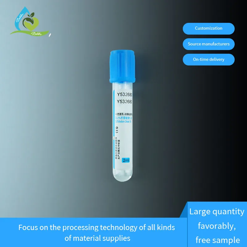 Blue Cap Blood Collection Tubes Prp Tube With Gel Plasma/bd Vacutainer