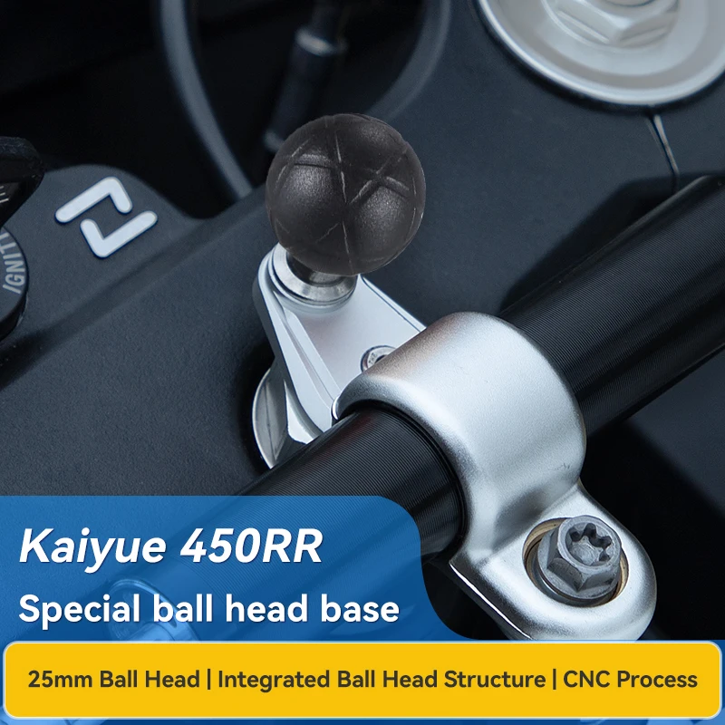 Best Quality SMNU Aluminium Alloy Flexible 25mm Motorcycle Phone Mount Stand Head Ball Adapter Mobile Cellphone Holder Base