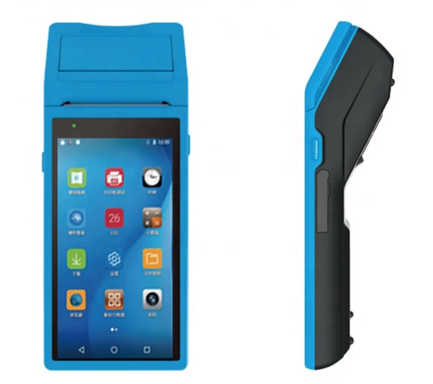 Mini Touch Pos Terminal Car Parking System Payment Collection Android Pos Ticket Printer Machine