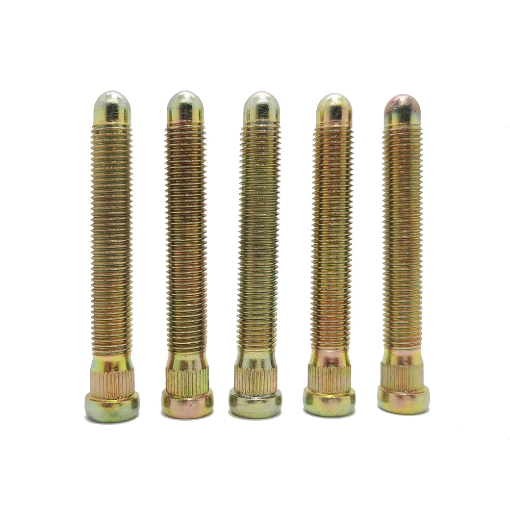 Grade 12.9 Wheel Knurl Stud M12x1.5,Knurl 12.5mm,Total Length 90mm,Long Stud Bolt Buy Wheel