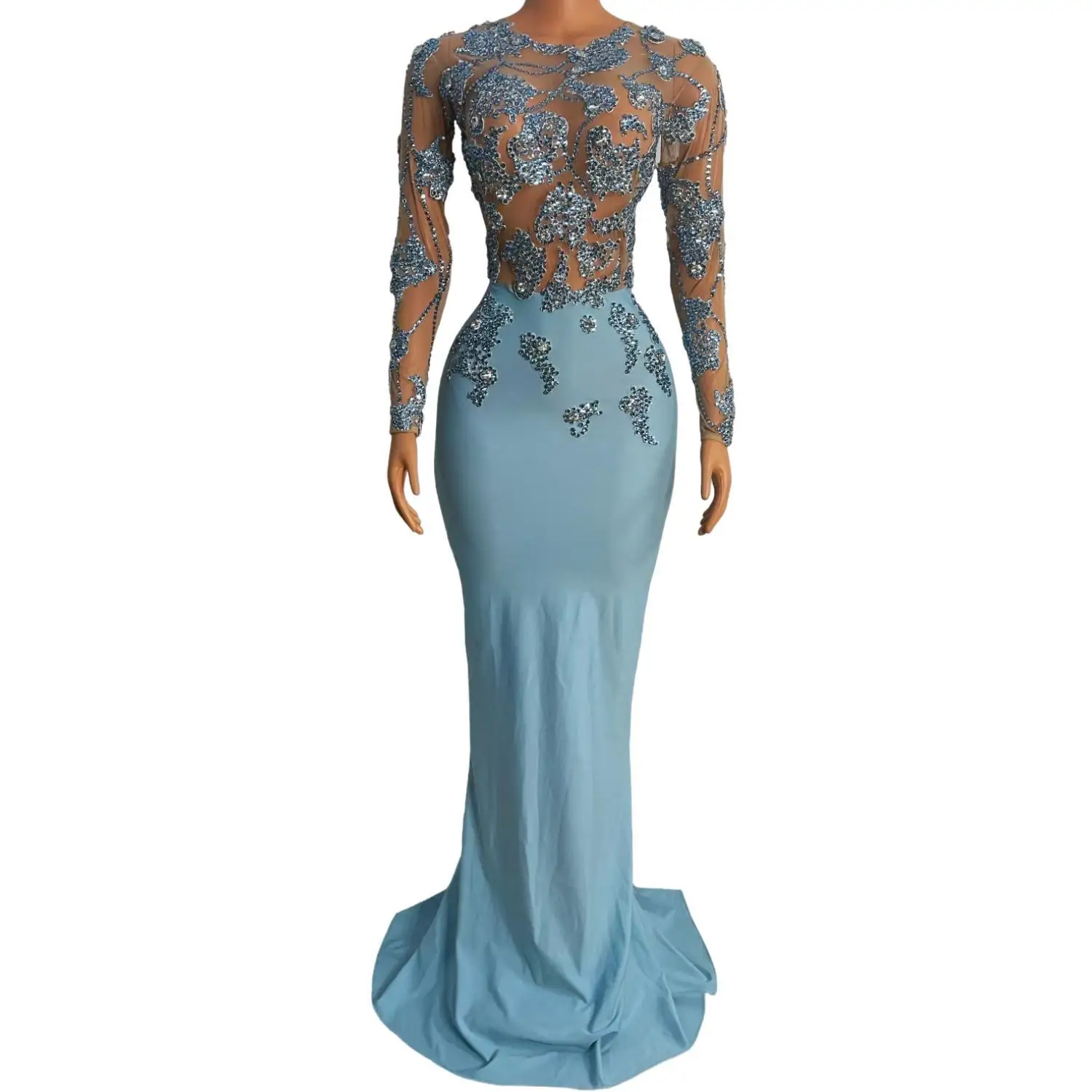 blue elegant wedding guest dress Jane Summers Zoey Blue & White Strapless Midi Bridal Shower & Wedding Guest Dress 2 / Blue Print , female , adult