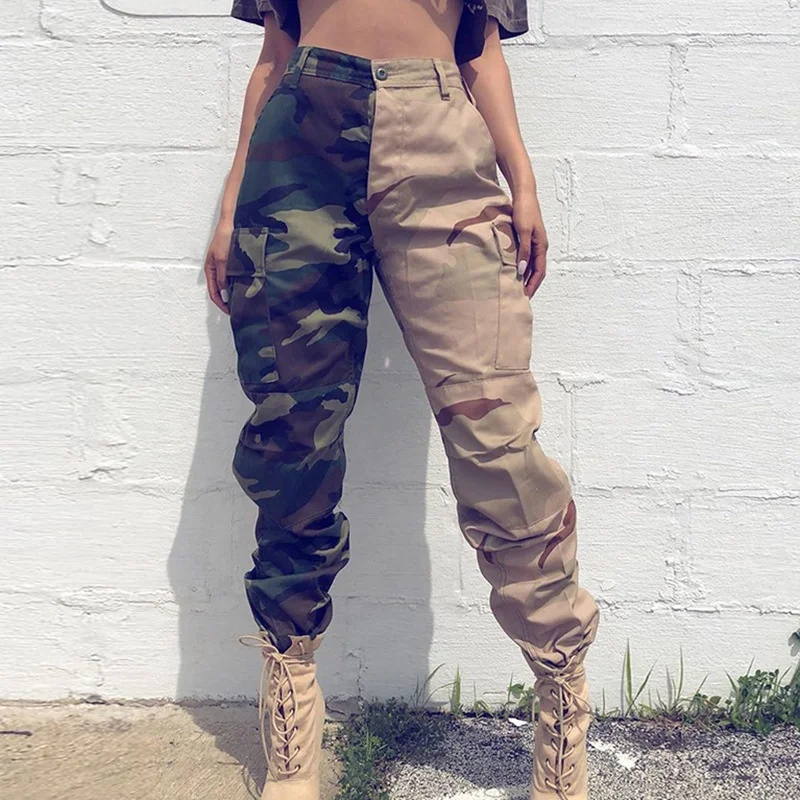 womens cargo pants with side pockets