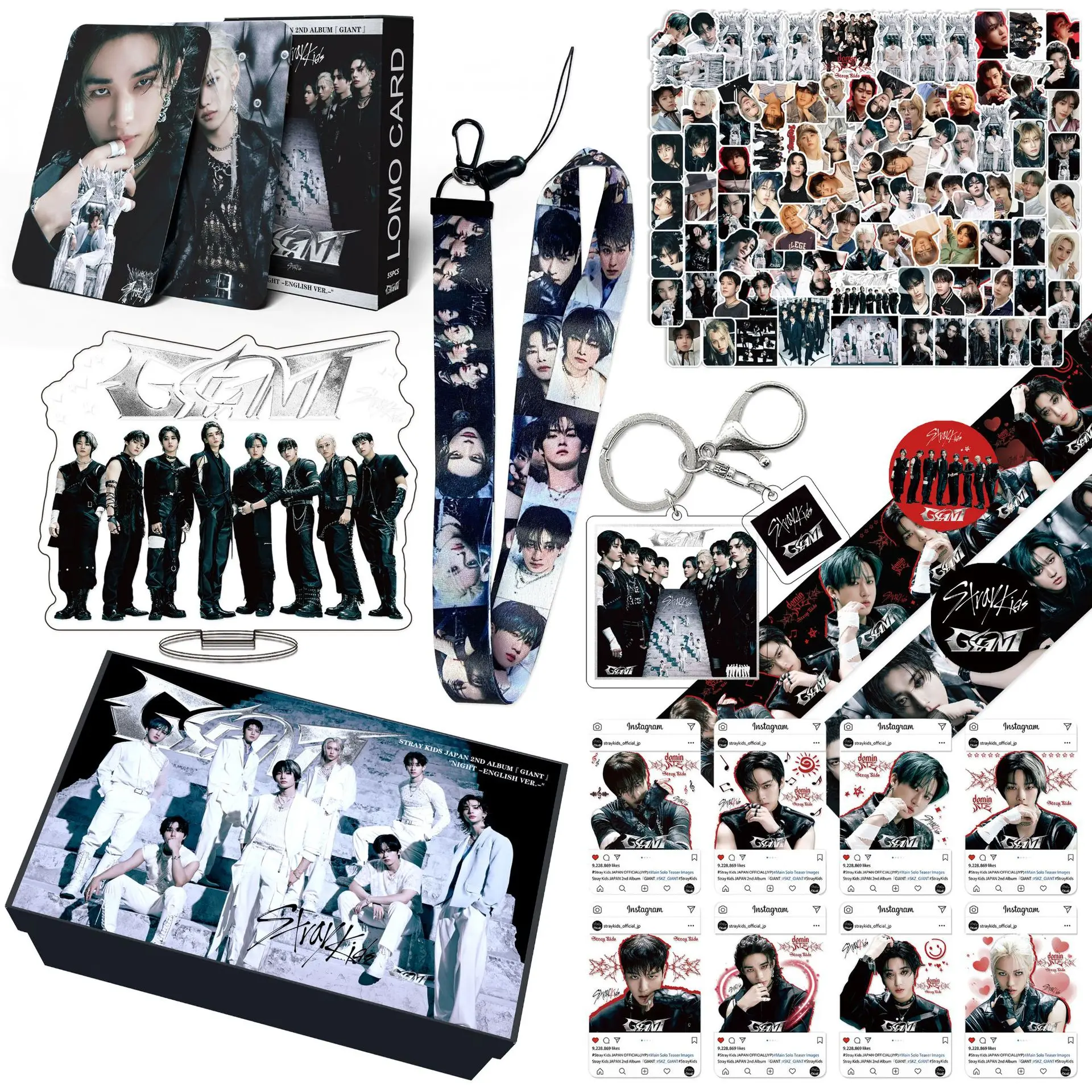 14900⭐トレカ・USB付き⭐GANTAN BossCKM ⭐韓国盤KPOP KPOP Straykids GIANT Album Gift Box - Exclusive Promotions