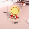 Insignia de cinta [de color] - 3,6*5 cm