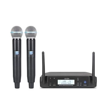 YHS GLXD4 Beta58a handheld dynamic microphone human voice micro tone Beta58a wireless microphone Hot selling GLXD4