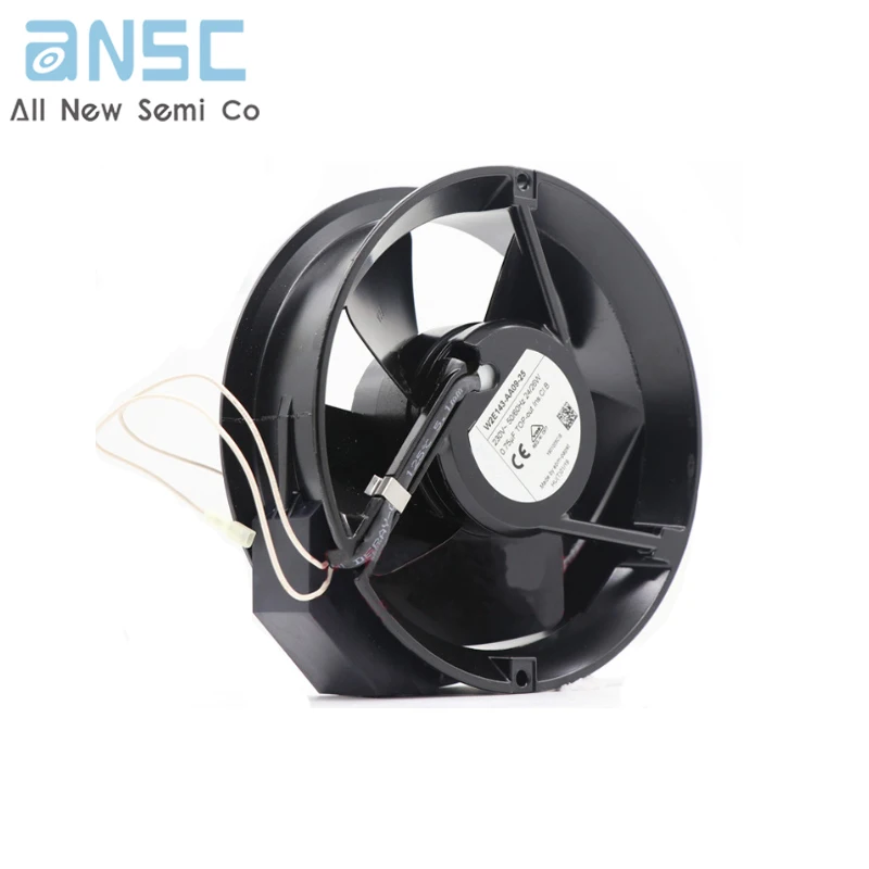 Original Axial fan W2E143-AA09-25 230V 258.9CFM All-iron leaf Variable frequency fan