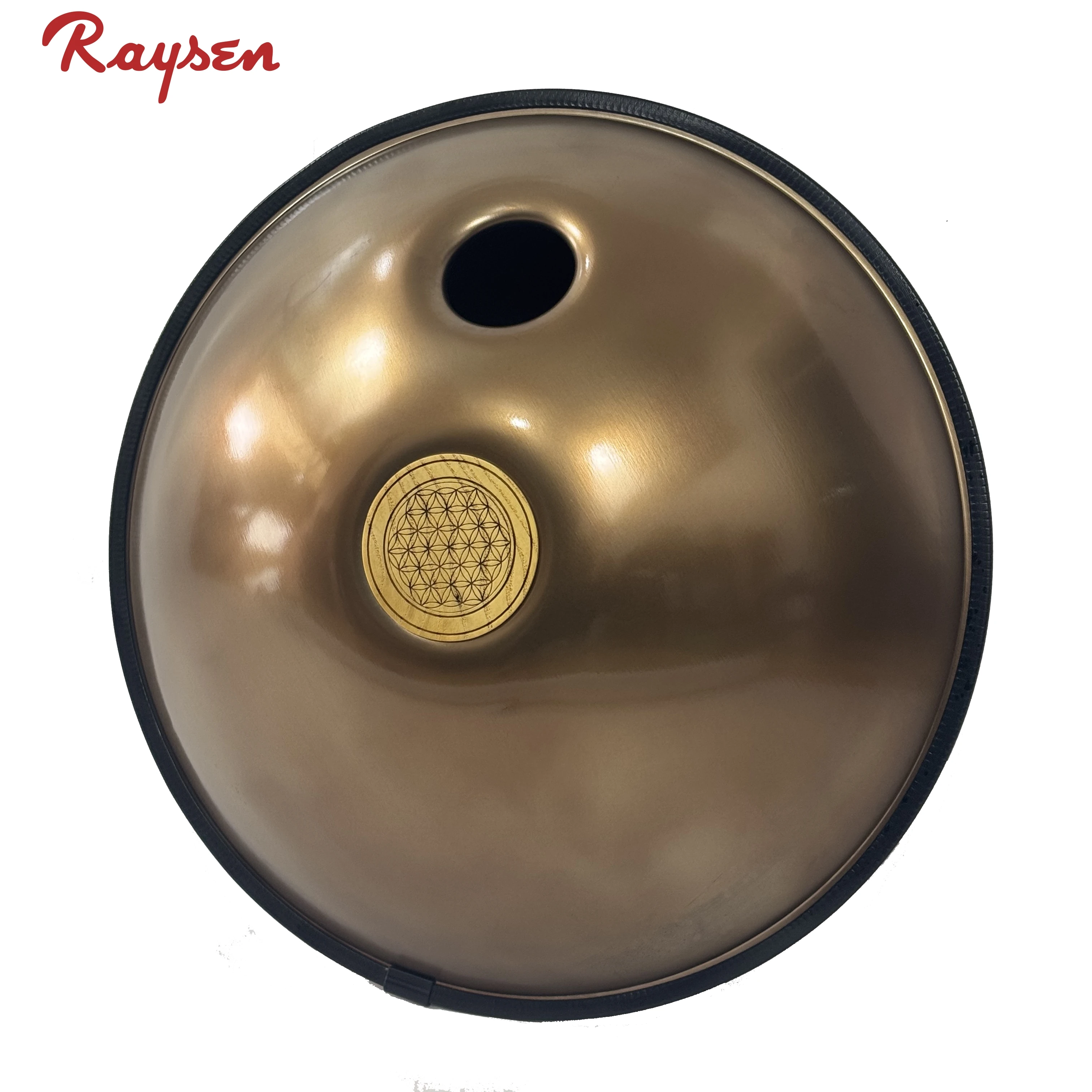 ハンドパン Dマイナー 10音 432Hz ゴールド MASH handpan. 9音 D Kurd