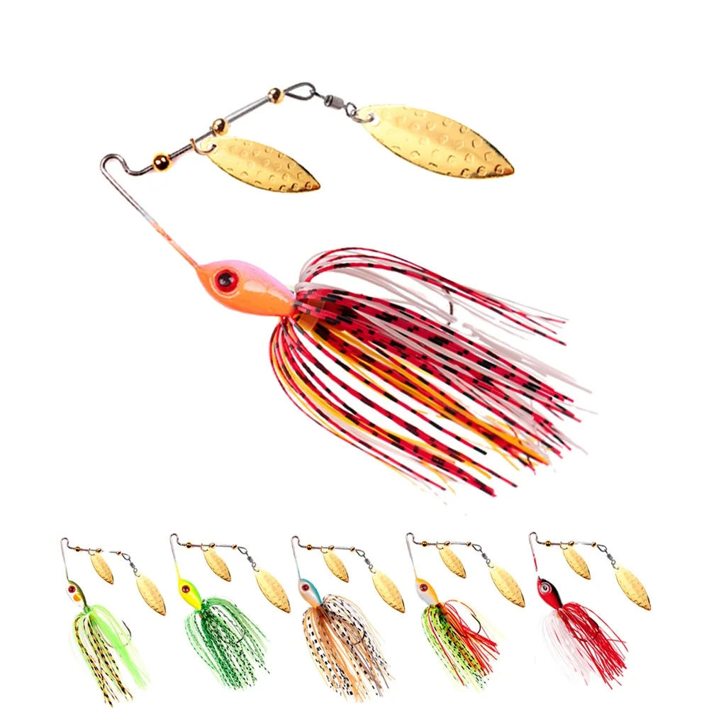 Fishing Lures Spinnerbait Hard Metal Spinner Bait Kit Jigs Lure for Bass Pike Trout Salmon Freshwater Saltwater Fishing Fishing Lures Spinnerbait Hard Metal Spinner Bait Kit Jigs Lure for Bass Pike Trout Salmon Freshwater Saltwater Fishing
