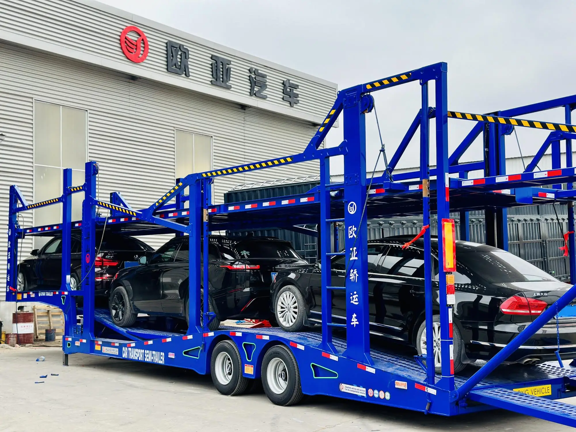 Double Deck Hydraulic Lifting Heavy Duty 5 8 Voiture Transport 2 Axle Car Carrier Trailers Buy 6692