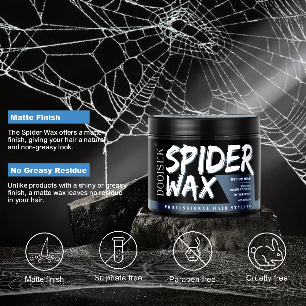 Turkey Custom Label Matte Finished Textures Hair Styling Mousse Pamade Spider Cream Clay Wax for Men