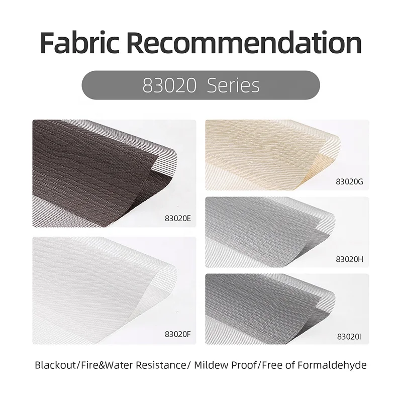 Customized Cordless zebra Blinds for Window Electric Motorised Blinds and Curtains Sunscreen Cordless Blind