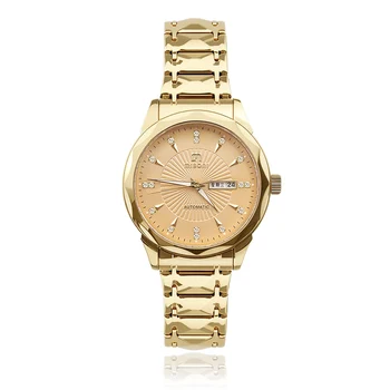 Miboni Men's Business Watch With Double Calendar Bottom Automatic Hammer Steel Band Non-Mechanical 1610 Model With ODM Supply