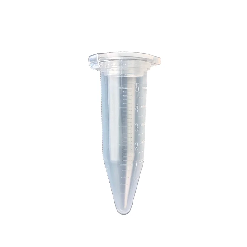 10 Provette Da Centrifuga Da 100 Ml In Plastica Con Tappo Attaccato - Fondo Rotondo - Uxcell