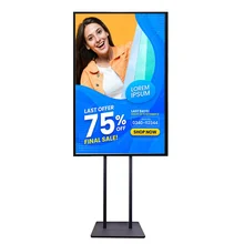 LCD Touch Screen for Live Streaming Window Shop LCD Display Screens Advertising Ultra Bright HD Storefront Windows Screen