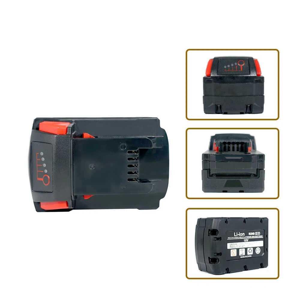 GEB Customized 21700 5s2p 18V 6000mah Rechargeable 10C Discharging Rate Lithium Power Tool Battery Pack