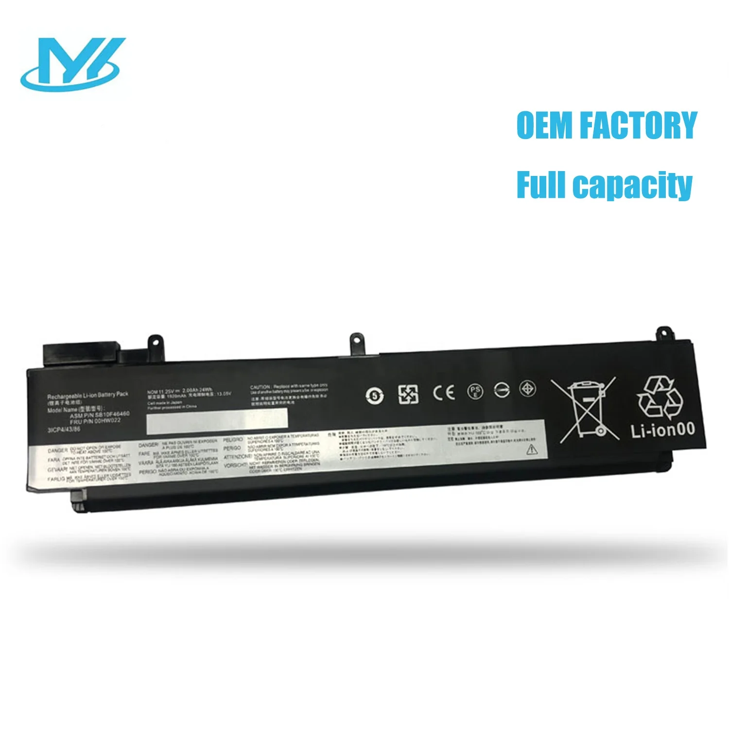 Notebook Battery 00HW022 for Lenovo ThinkPad T460S T470S Series Laptop Battery 00HW022 00HW023 00HW036 00HW037 for Lenovo