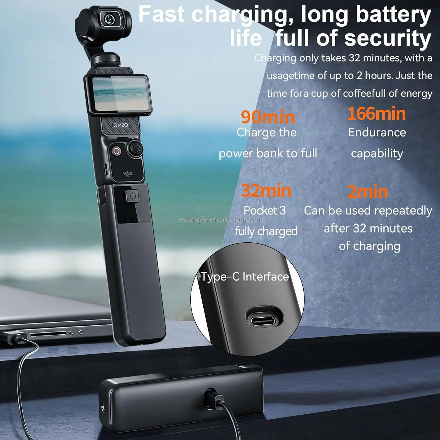 Ngaantyun Pocket3 Aluminum Adapter Mount For DJI Osmo Pocket 3 Camera Expansion Accessories 1/4'' Thread Connect Tripod Head Strap Bike