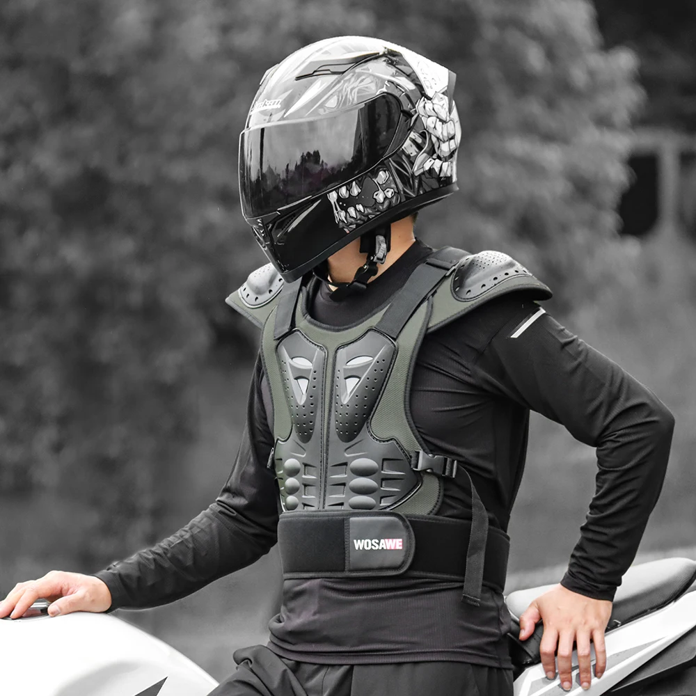 WOSAWE Motorcycle Protective Gear Knee Pads Body Armor