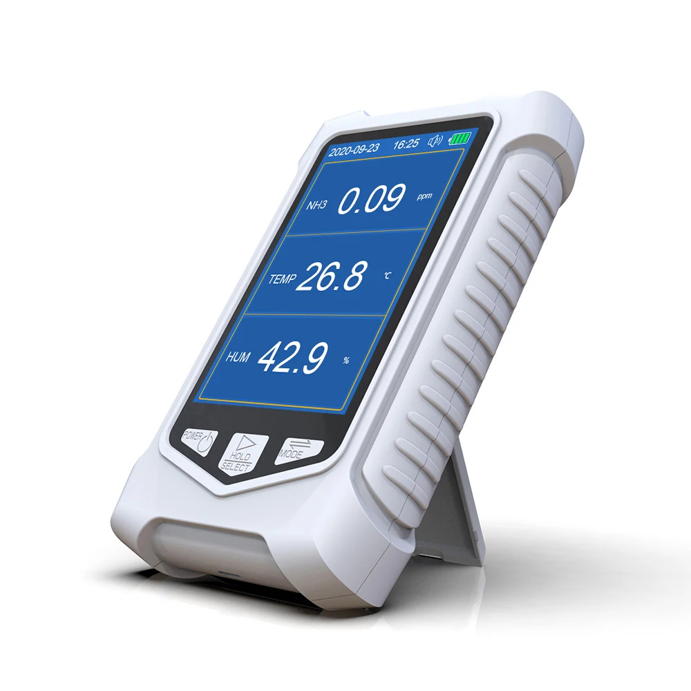 Портативный детектор газа NH3 с ЖК-дисплеем детекторы аммиака и тестер Измеритель Качества Воздуха монитор для датчика потока NH3
