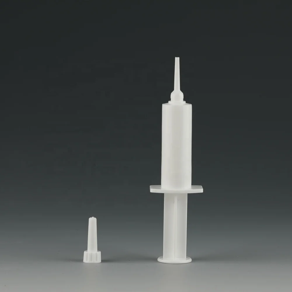 Flexible Tip Empty Cow Mastitis Paste Gel Medicine Syringe Plastic 5ml 8ml 10ml 13ml Cattle Intramammary Injector Syringes