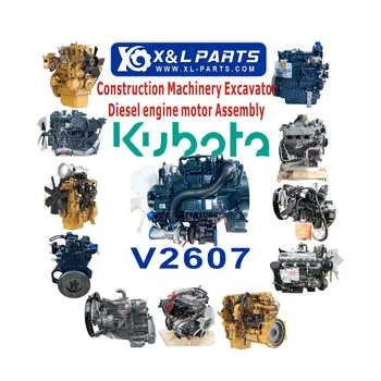 V2607 diesel engine motor Assy 8HW4927 V1505 V2203 V2403 V3300 V3600 V3307 V3800 Xinlian Parts For Kubota engine mini Excavator