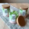 Latte de fresa y matcha