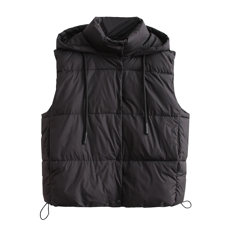 Zara - Puffer Vest - Black - Unisex