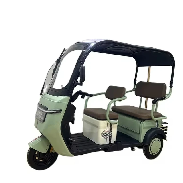 2024 New Environmental Electric Manned Tricycle Adult Tricycle With Rear Seat