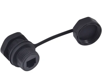 RJ12 RJ11 6P6C 6P4C 6P2C Waterproof connector, IP68 RJ11 6Pin Connector with Protective Cover