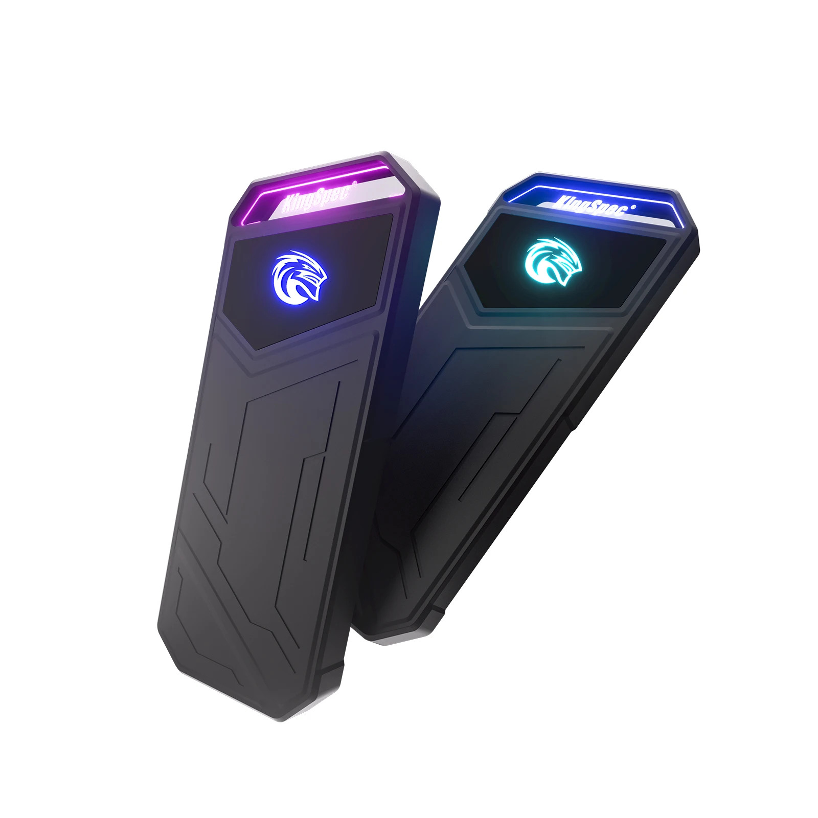 KingSpec Gaming SSD External Hard Drive 512GB-4TB, USB Type-C, RGB