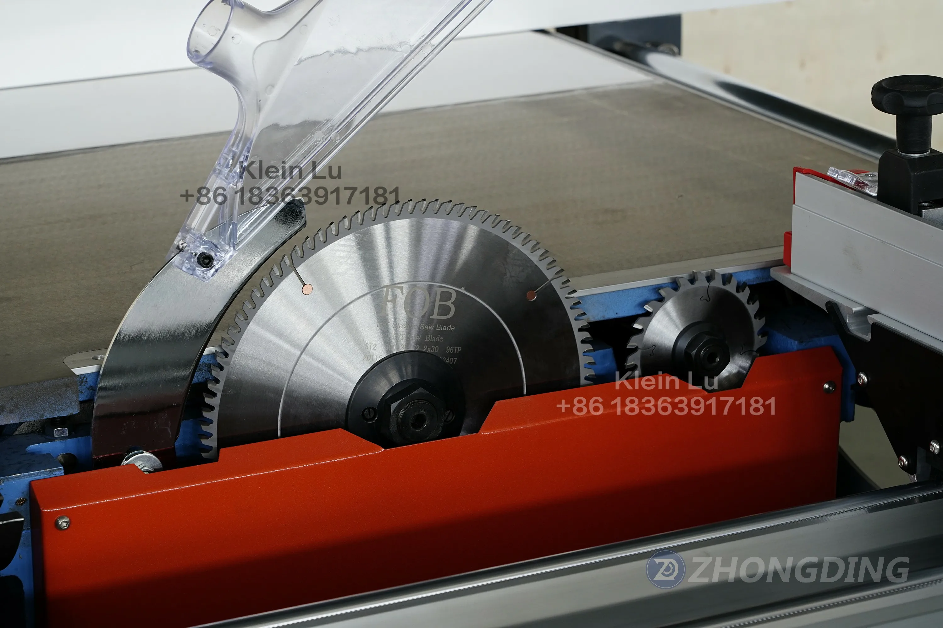 Qingdao ZDV8D Model Horizontal Table Saw for Woodworking Sliding Design Hot Sale Circular Saw with Motor Blade Wood Cutting Tool