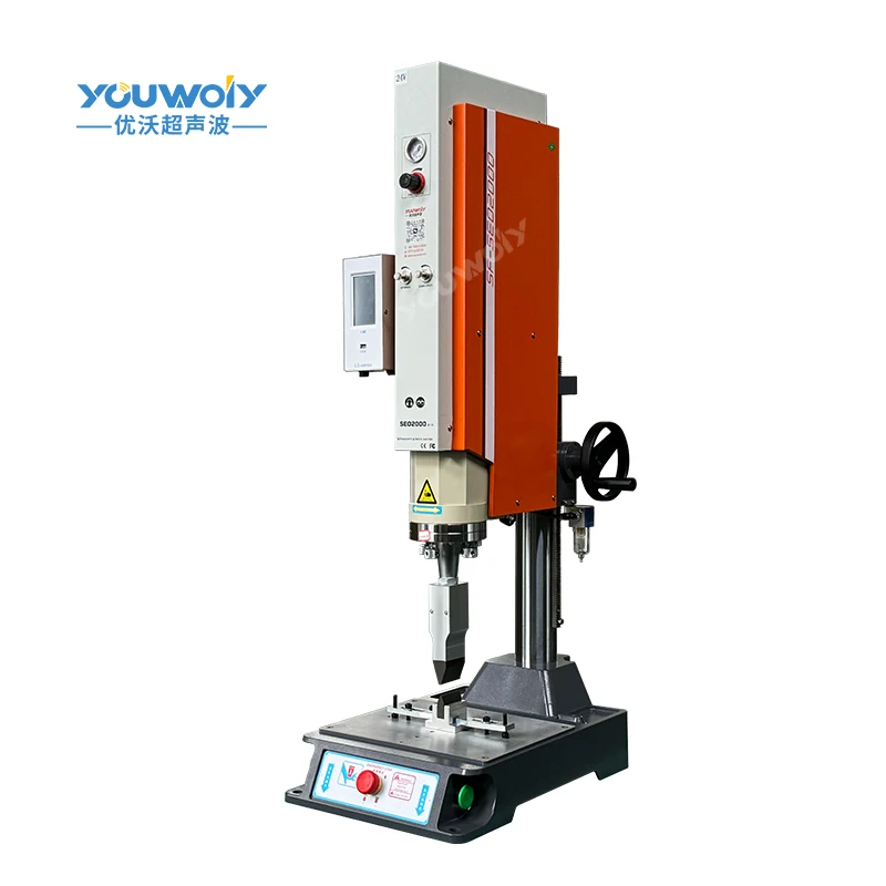 Professional CE Testified LCD Digital Control Intelligent Ultrasonic Welding Machine for Lanyard Ribbon Card Holder