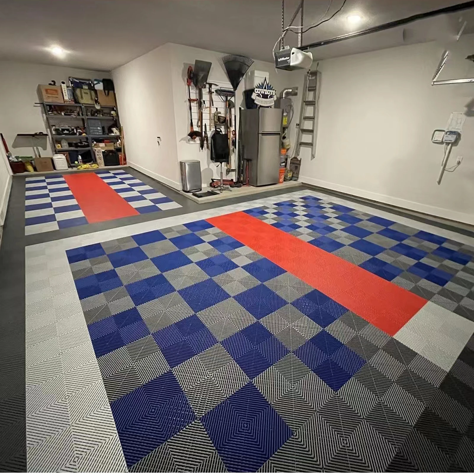 Customized Interlocking Garage Floor Tile for Car Parking Car Wash Garage Flooring Tile