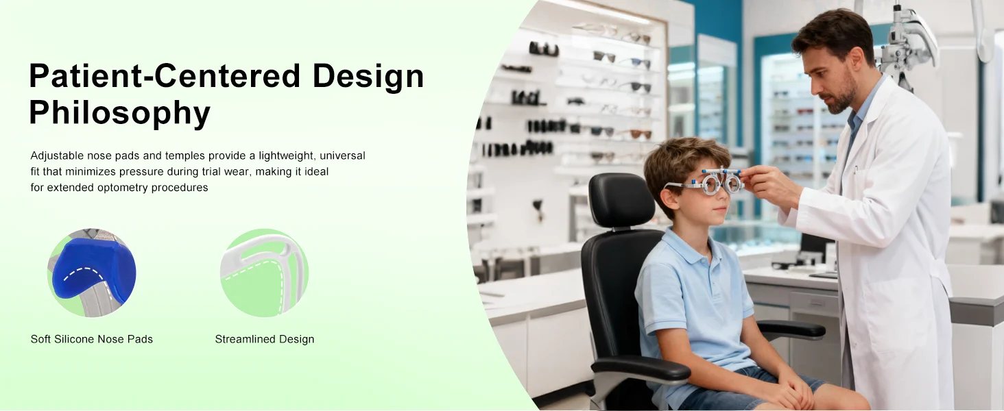 China Ophthalmic Universal Optometry Titanium Optical Trial Frame