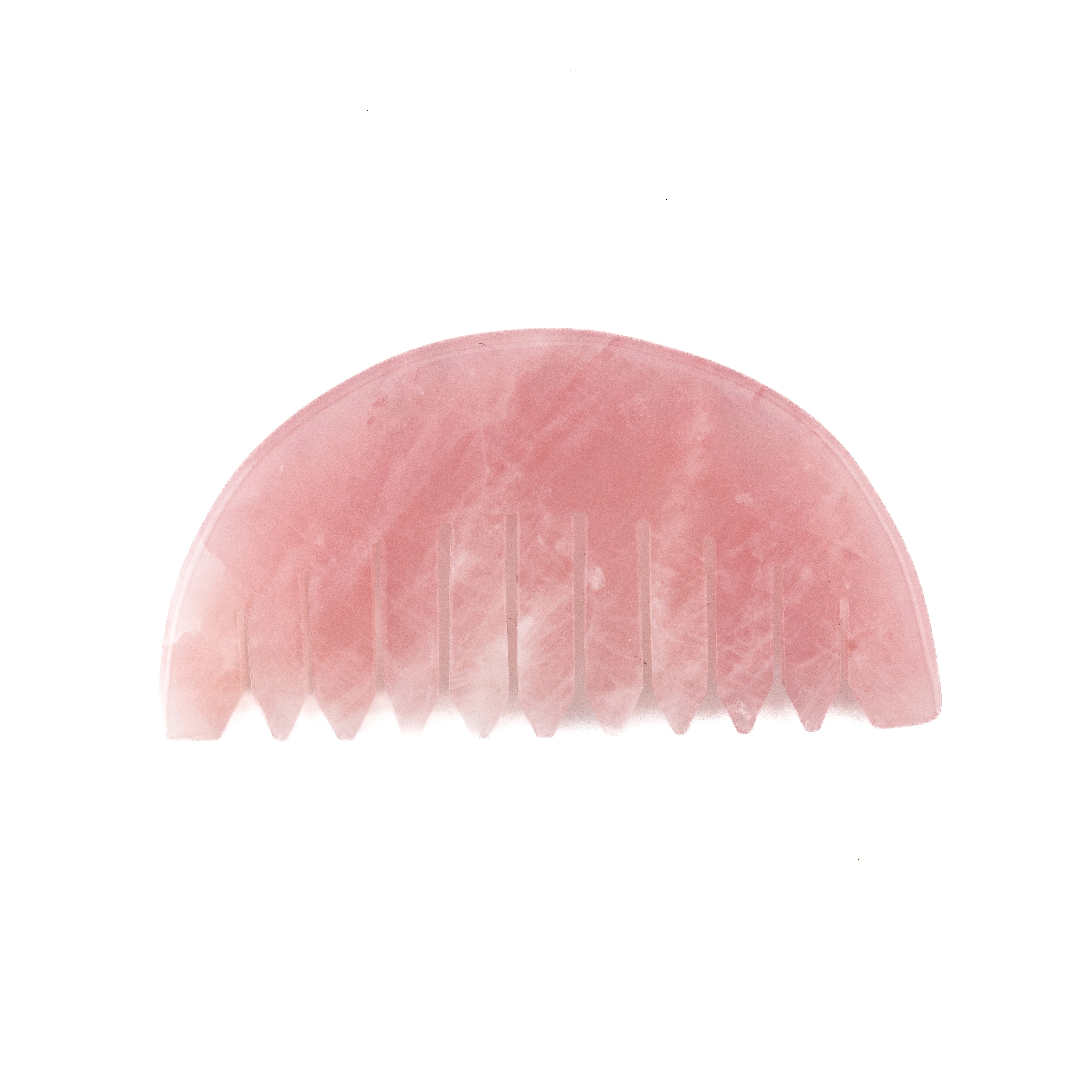 Muelson Direct Factory Price Rose Quartz Gua Sha Comb Masaj Seti Head Massager