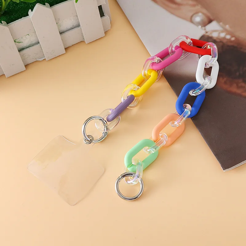 Laudtec Ins Style Fashionable Plastic Wrist Strap in Candy Colors for Mobile Phones