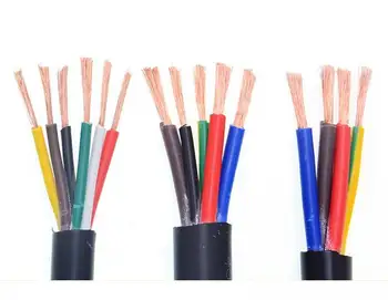 Flexible Cable 2 3 4 5core Flexible Cable 1.5 Mm 2.5 Mm 4mm Wire Multi ...