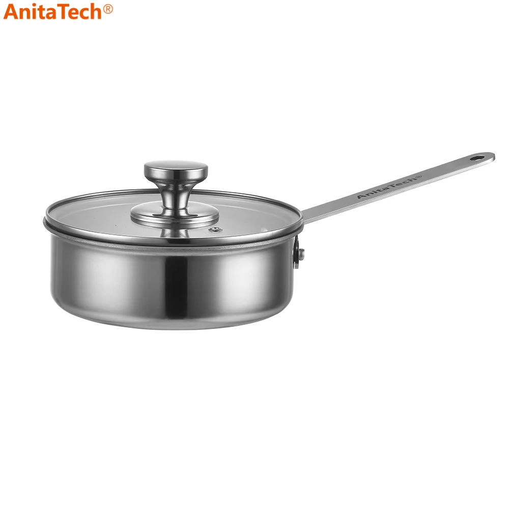 Customized Stainless Steel Ceramic Coating Non Stick Pot And Pan