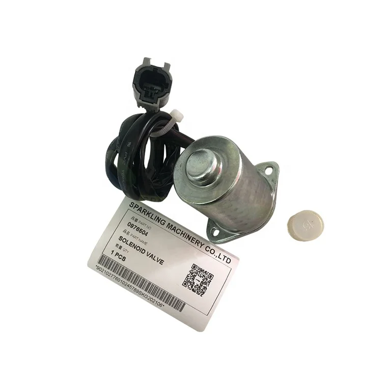 Solenoid Valve 0976504 for Hitachi Excavators ZX110-3 ZX200