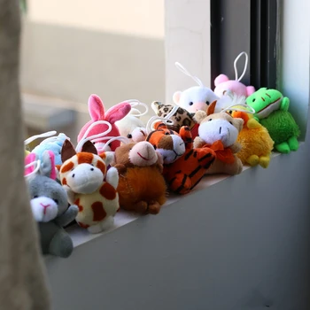 32 Piece Mini Plush Animal Toy Set Cute Small Animals Plush Keychain Decoration Boys Girls Child Kid Plush Toy