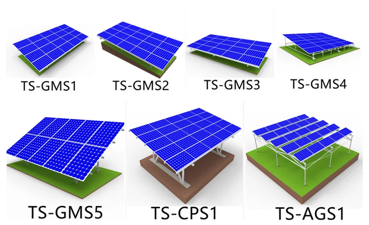product-1-1 Solar PV System Solar Ground Mounted System Ground Mount With Ground Screws For Solar Mounting