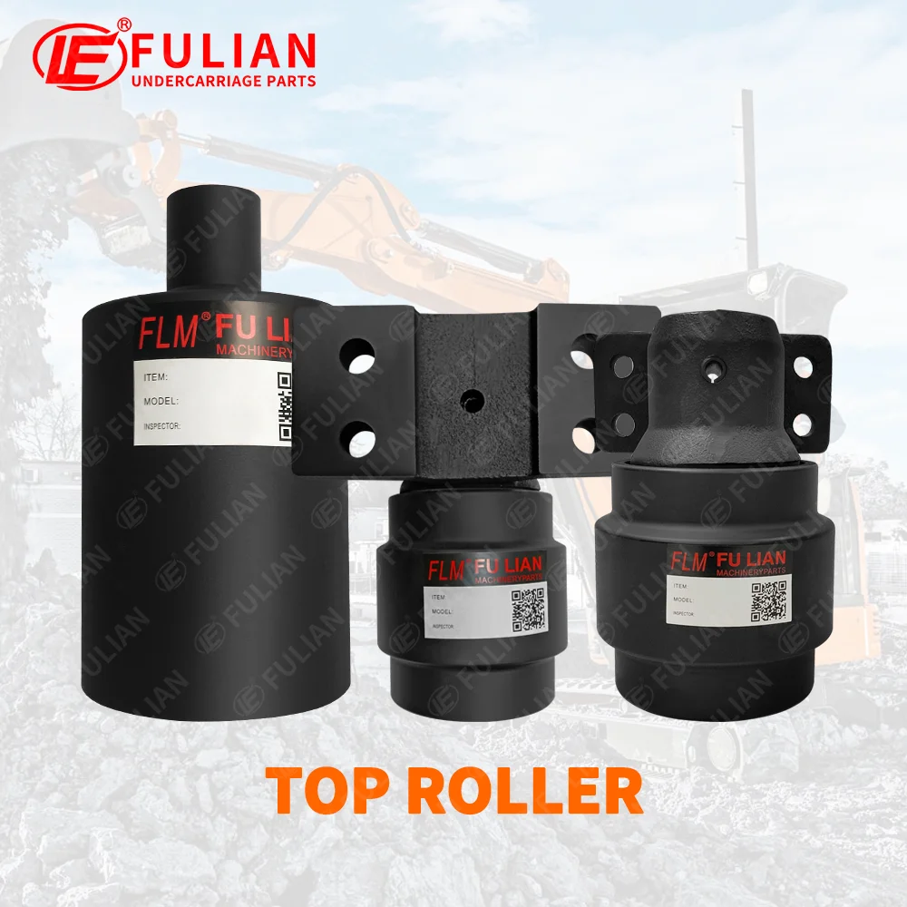 Excavator Top Roller Sprocket Track Group Idler Rubber Track