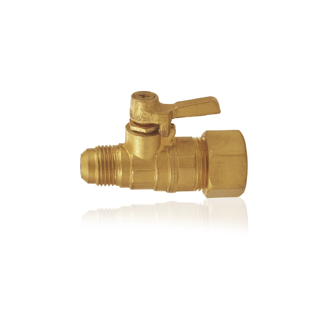 American Market Lead Free Male Thread Mini DN20 Brass Ball Valve