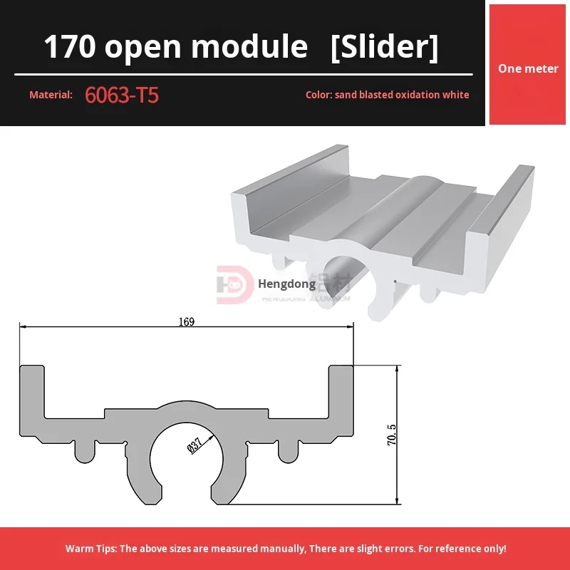 170 Wide Linear Module Slide Table Semi-Enclosed Fully Enclosed 6000 Series Aluminum Alloy High Quality 170 Module factory