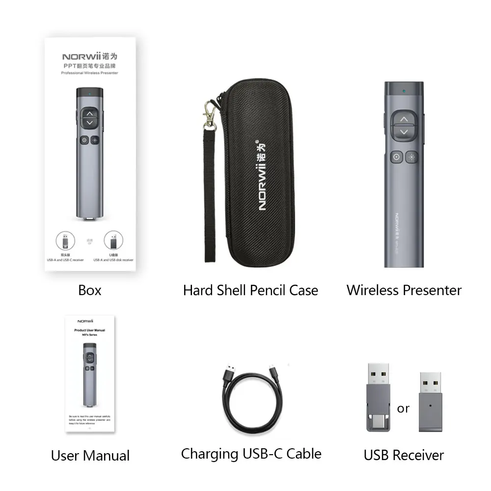 N97s Digital Laser Bluetooth Wireless Presenter Laser Presenter