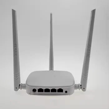 Used Tenda N318 N300 300Mbps wireless WiFi router WiFi repeater, router/WISP/repeater/AP mode, external 3 * 5dBi