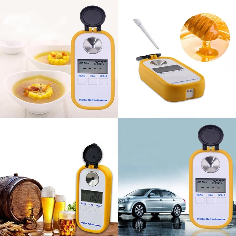 MesuLab Portable Handheld Digital Refractometer for Alcohol Ethanol Digital