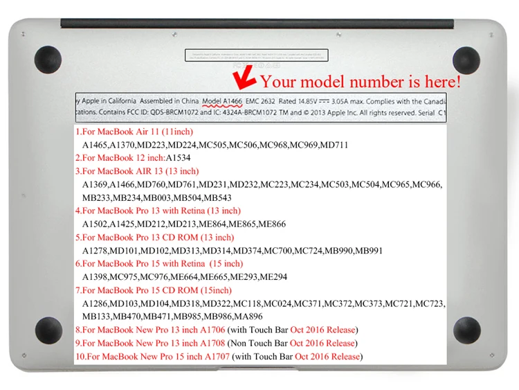 Модный жесткий прозрачный чехол для ноутбука Macbook Pro, чехол для ПК для macbook air, Чехол 13,3 дюйма