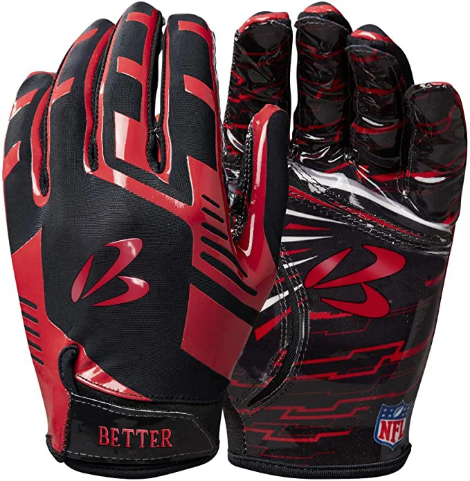 nfl logo football gloves